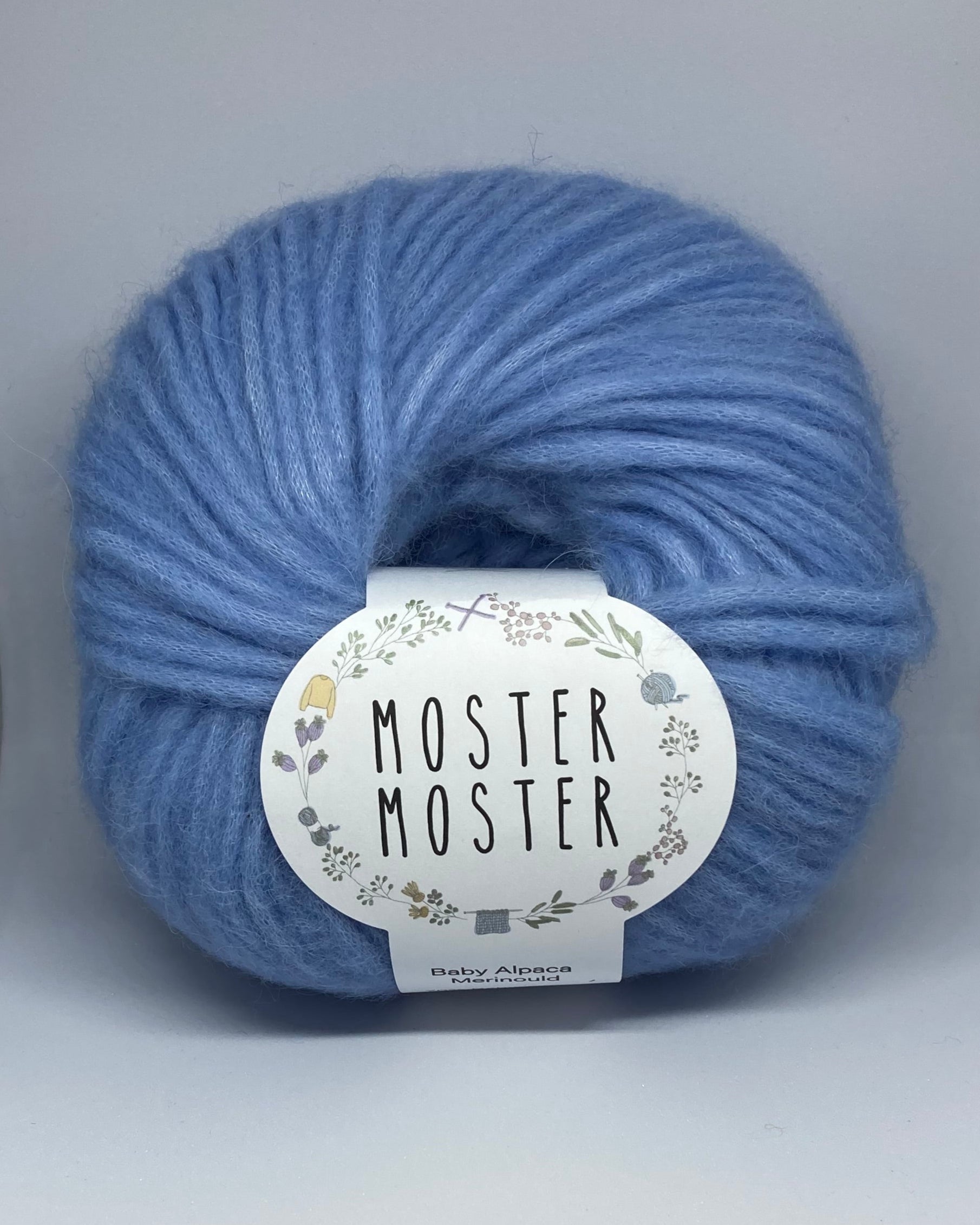 SKY BLUE (BABY ALPACA MERINO WOOL)